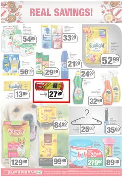 SUPERSPAR EASTERN CAPE : We've Got The Christmas You Deserve (23 November - 5 December 2021) Valid In | Bluewater Bay, Amalinda, Knysna, Heather Park, Jeffery's Bay, Rosehill, Sedgefield, Spandau, page 10