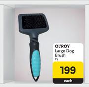 OL'Roy Large Dog Brush-1's Each
