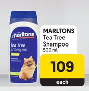 Marltons Tea Tree Shampoo-500ml Each