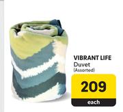 Vibrant Life Duvet (Assorted)-Each
