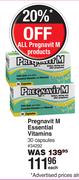 Pregnavit M Essential Vitamins-30 Capsules