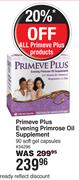 Primeve Plus Evening Primrose Oil Supplement-90 Soft Gel Capsules
