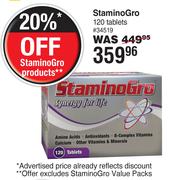 StaminoGro-120 Tablets