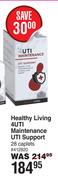 Healthy Living 4UTI Maintenance UTI Support-28 Caplets