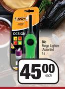 Bic Mega Lighter Assorted-1s Each