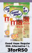 Good Hope Regualr Milk Alternnative-For 3 x 1ltr