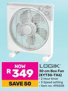 Logik 30cm Box Fan KYT30-TX6