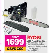 Ryobi 40CC Petrol Chain Saw