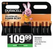 Duracell Mainline Plus Batteries AA/AAA-8s