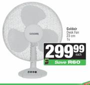 Goldair Desk Fan 23cm-1s