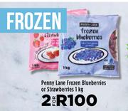 Penny Lane Frozen Blueberries Or Strawberries-For 2 x 1kg