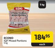 Econo IQF Mixed Portions-5Kg