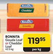 Bonnita Gouda Loaf Or Cheddar Loaf (+/-2.5Kg)-Per Kg