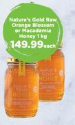 Nature's Gold Raw Orange Blossom Or Macadamia Honey-1Kg Each
