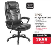 Linx Iris High Back Chair-Each