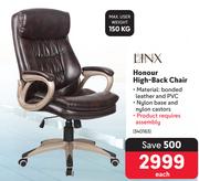 Linx Honour High Back Chair-Each