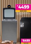 Defy 8 kg Manhattan Grey Top Loader Washing Machine DTL 165