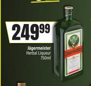 Jagermeister Herbal Liqueur-750ml