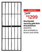 Boschendal Security Gate Black 813 x 2032mm 81483115