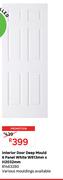 Interior Door Deep Mould 6 Panel White W813mm x H2032mm 81463280