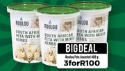 Roulou Feta Assorted-3 x 400g