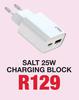 Salt 25W Charging Block