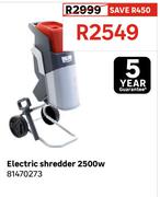 Electric Shredder 2500W 81470273