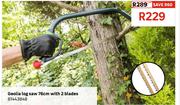 Geolia Log Saw 76cm With 2 Blades 81443848