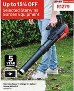 Sterwins Power X Change 18V Battery Blower 665m3/h 81499775