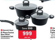 Bennett Read 6 Piece Fusion Non Stick Cookware Set-Per Set
