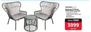 Terrace Leisure Semana 3 Piece Patio Balcony Set-Per Set