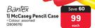Bantex McCasey Pencil Case 2808676-Each