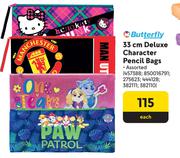 Butterfly 33cm Character Barrel Pencil Bags 276775-Each