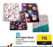 Pen Gear A4 Project Book-Each