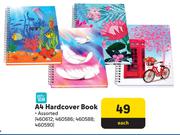 Pen Gear A4 Hardcover Book Assorted-Each