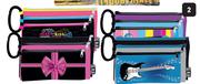 Butterfly 3-Compartment 25cm Deluxe Pencil Bags 276775-Each