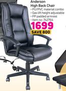 Anderson High Back Chair