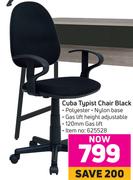 Cuba Typist Chair (Black)