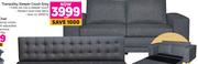 Tranquility Sleeper Couch (Grey)-Each