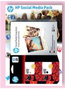 HP 652 Black And Colour Cartridges And Snapshot