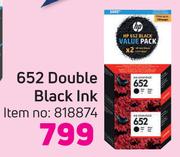 HP 652 Double Black Ink
