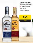 Jose Cuervo Especial Reposado Or Silver Tequila-750ml Each