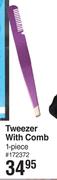 Basics Beauty Tweezer With Comb 1 Piece