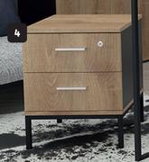 Kalahari 2 Drawer Pedestal Stand