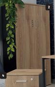 Kalahari 2 Door 4 Tier Cabinet