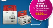 Canon Tri Cartridge System Ink-Each