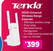 Tenda N300 Universal Wireless Range Extender