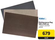 Waltex Multipurpose Rug-160 x 240cm Each