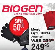 Biogen Men's Gym Gloves Assorted