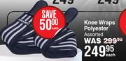 Biogen Knee Wraps Polyester Assorted-Each